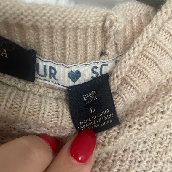 Scotch and Soda Beige Sweater, Size L. - Picture 5 of 5
